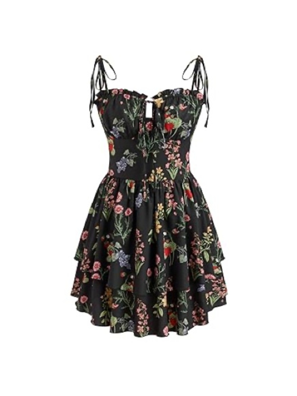Cider Curvy Cottagecore Girl Floral Lightweight Dress ‼️PLUS SIZE BEAUTIFUL 😻 - Picture 7 of 10